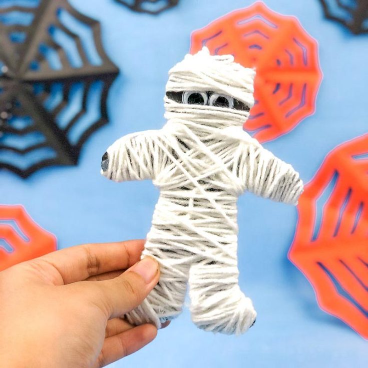 Unwrap and unravel a bundle of Halloween crafts like this Mummy craft this 31st! Take simple materials and transform them into a scary Mummy with the help of this simple tutorial. Get ready to spook some neighbors!