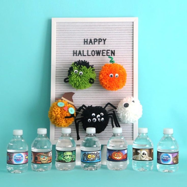 Craft a yarn pom pom pal to accompany your preschoolers or teenagers! Use colorful yarn and creativity to bring charming pals to life and add a touch of homemade magic to Halloween this year.