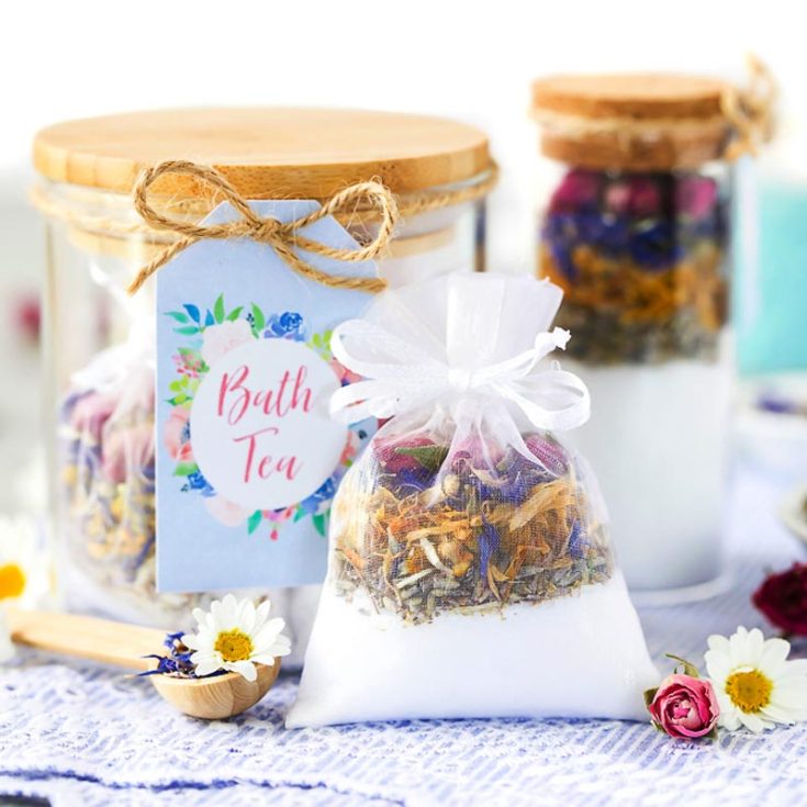 Brew up some bubbly fun with this awesome bath tea craft! Since we have mentioned a couple of spa-related crafts in the list, so why not make it a whole set to pamper Mom on her special day? Just mix up a magical potion of her favorite herbs and scents that will turn her bath time into a bubbalicious journey to remember.