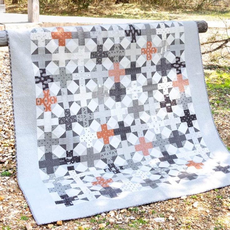 Get ready to indulge in this delightful Hot Cross Buns jelly roll quilt design! This pattern is super playful, and the geometrical shapes are so interesting to look at. For $7, spice up your quilting escapade with a dash of fun by purchasing this pattern to make over the holidays. Size: 65.5&rdquo; x 77.5&rdquo;