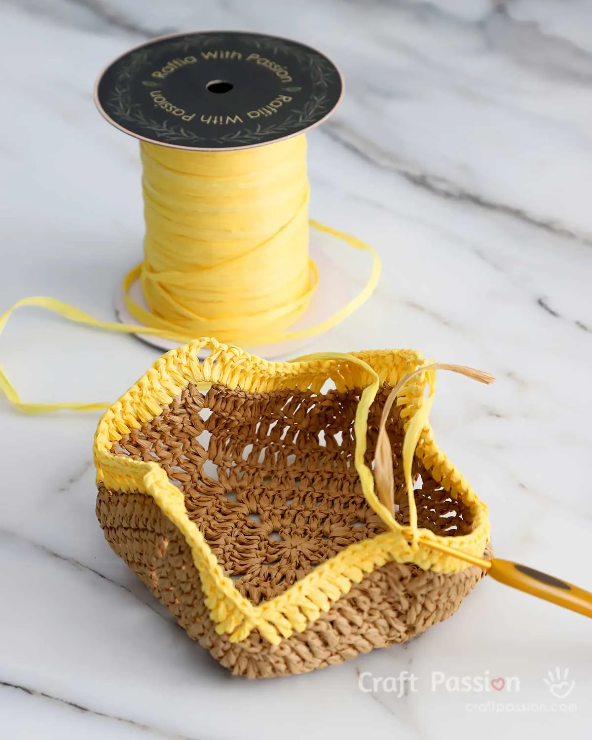crochet bucket bag