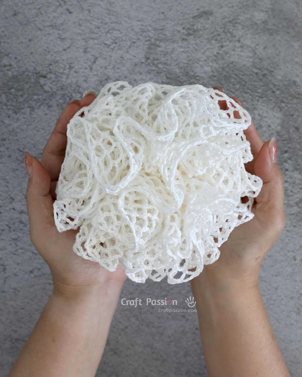 how to crochet pouf washcloth DIY your own shower scrubbie with this easy, beginner-friendly crochet loofah pattern. Great as a washcloth or bath pouf for everyday use or gifts!
