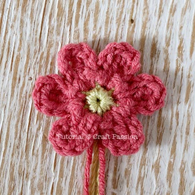 simple crochet flower