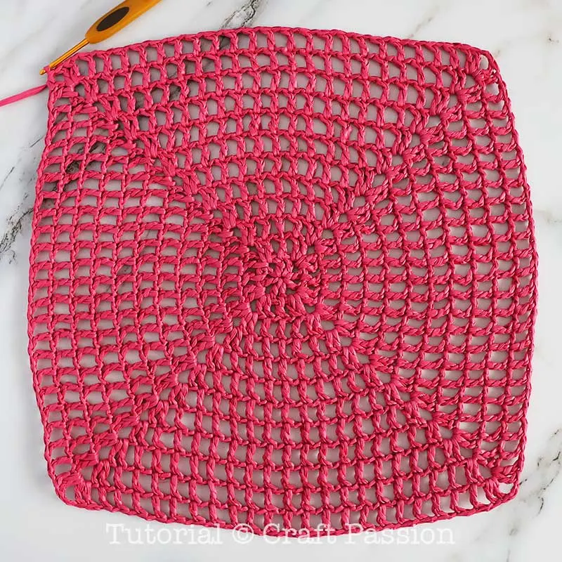 how to crochet square bag base how to crochet a square bag base