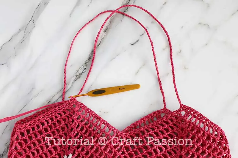 how to crochet string tote bag how to crochet net bag