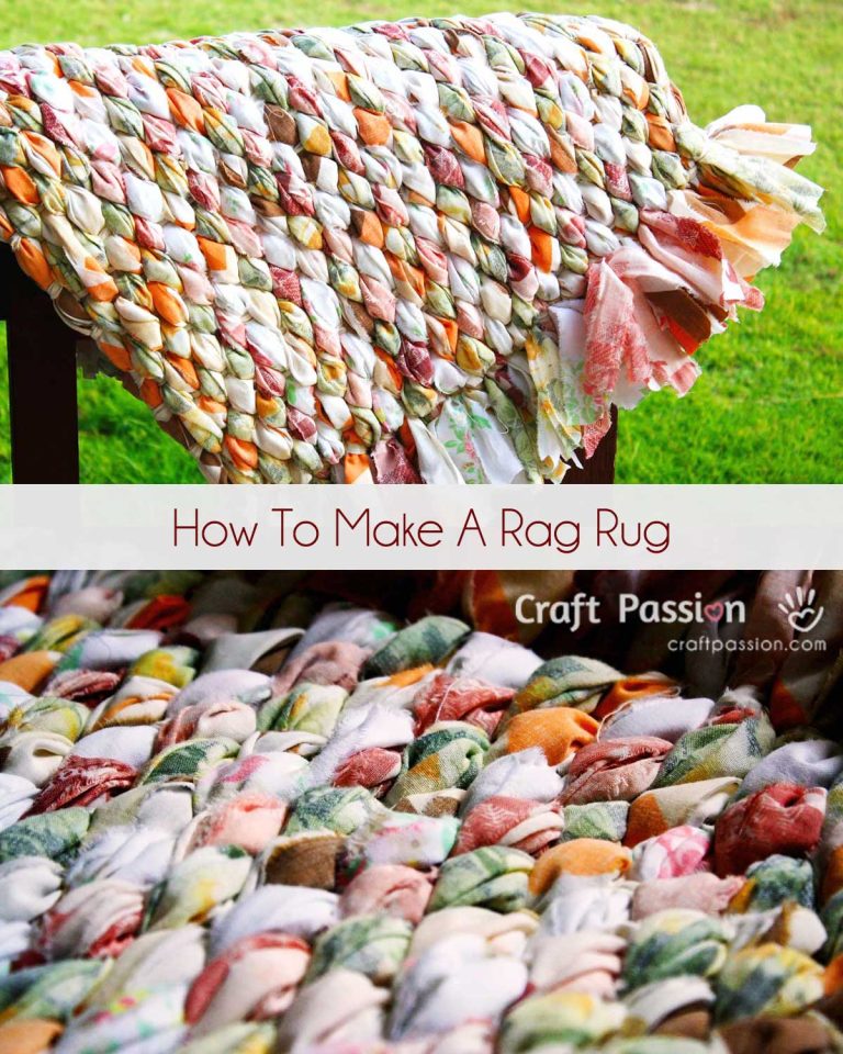 How To Make A Rag Rug Woven Rug • Easy Recycle Craft