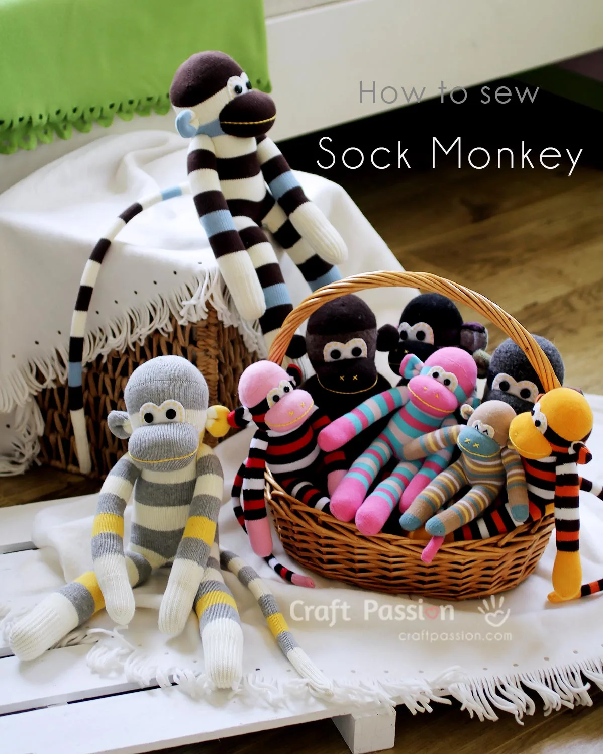 Sock Monkey Card Template Sock Monkey Card Template
