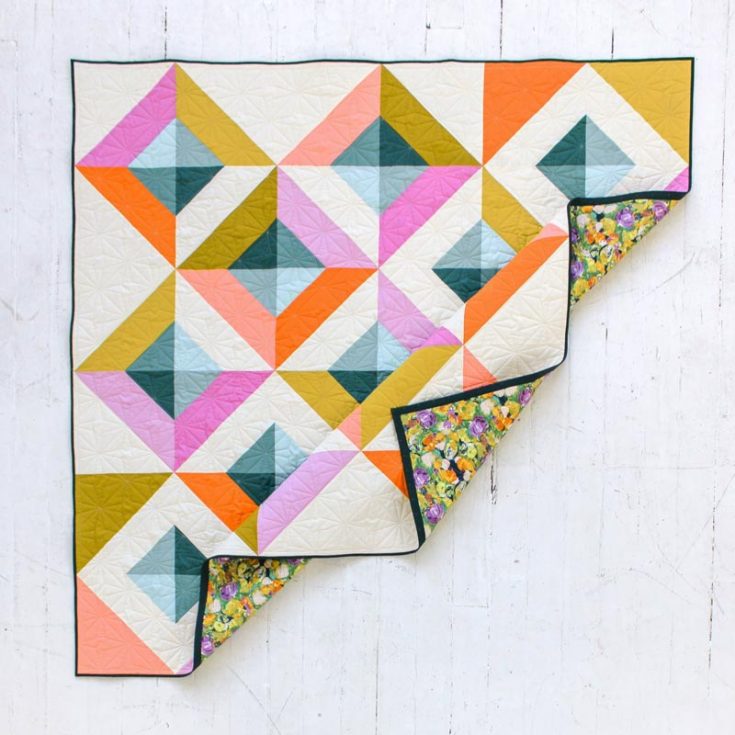 This layer cake quilt design has to be by far our favorite on this list! It&rsquo;s so visually attractive and pleasing to the eyes, too! It&rsquo;s a delight to make and blend artistic expression with creativity in a single quilt. All you need to do now is to sign up for the newsletter, and your free pattern will be delivered to you in a jiffy!