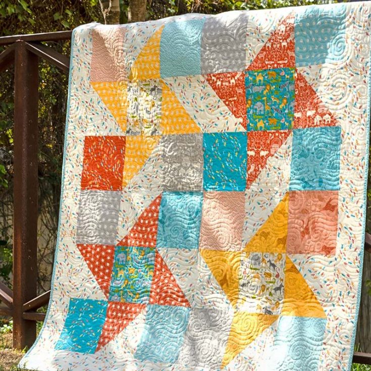 Learn how to quilt this stunning, beginner-friendly piece by clicking the link below! The instructions pack is straightforward, easy to follow, and comes with directions on how to make a lap (56.6&rdquo; x 56.6&rdquo;) and queen-sized quilt (88.5&rdquo; x 88.5&rdquo;).