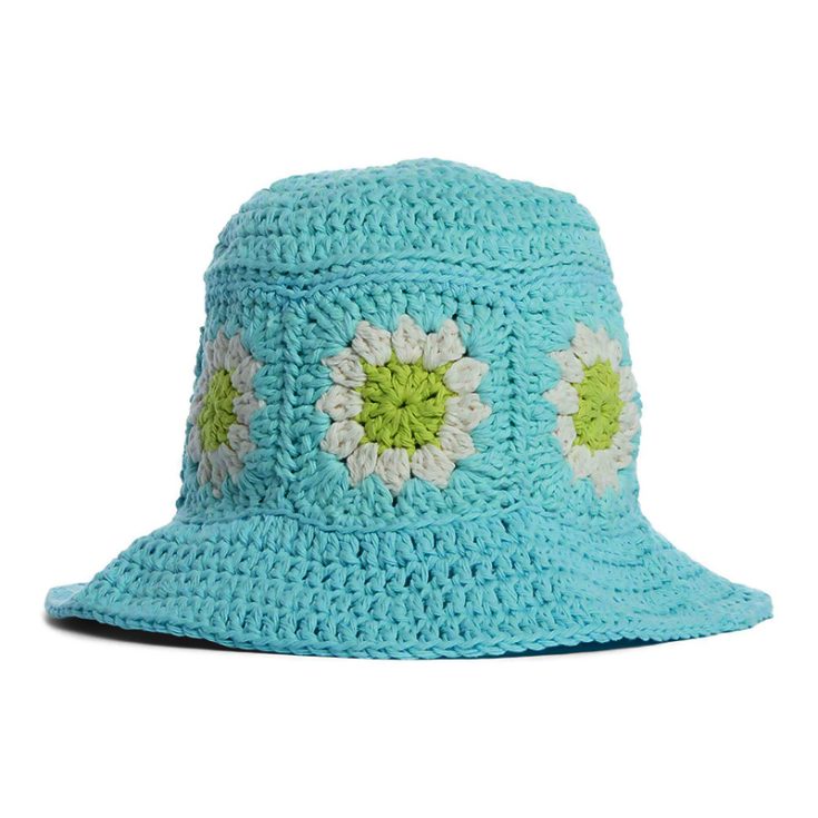 Have a look at this adorable crochet bucket hat design. If you have some yarn at home, simply download the free pattern and begin crafting. If you're new to crocheting and want to replicate this cute pattern, you can purchase all the essential tools for only $15.95.