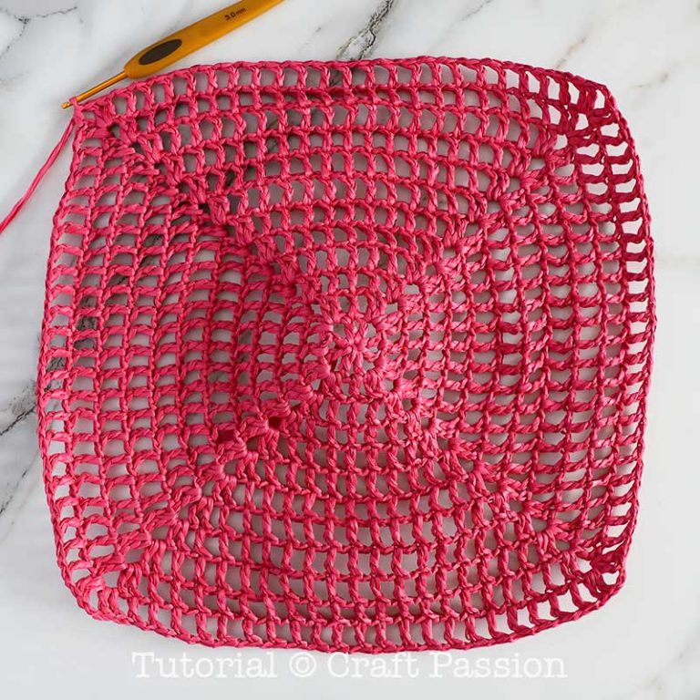 Crochet Market Bag / Mesh Bag Free Crochet Pattern • Craft Passion