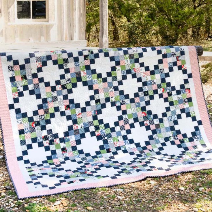 This gorgeous pattern has us hooked! Let your creative freedom soar as you quilt a warm, cozy blanket to snuggle up by the fireplace during those cold winter nights. Sew up your own nest of comfort and style with this pattern that only costs $9.95. You can also add a pre-cut jelly roll bundle to make your quilting experience hassle-free. Size: 80&rdquo; x 80&rdquo;