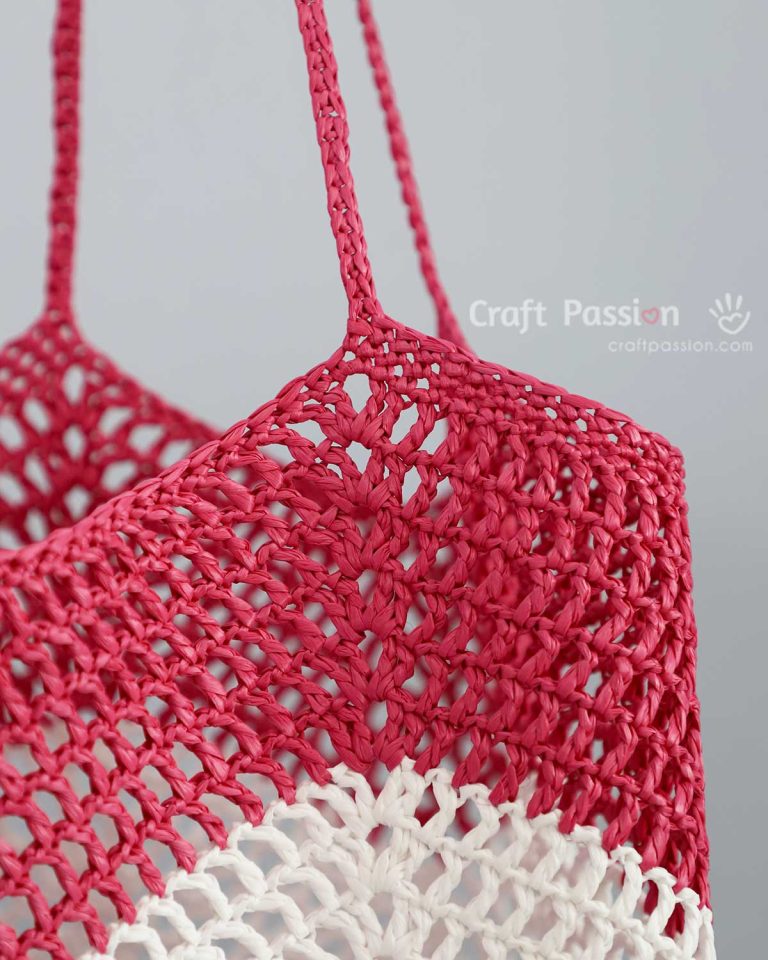 Crochet Market Bag / Mesh Bag - Free Crochet Pattern • Craft Passion