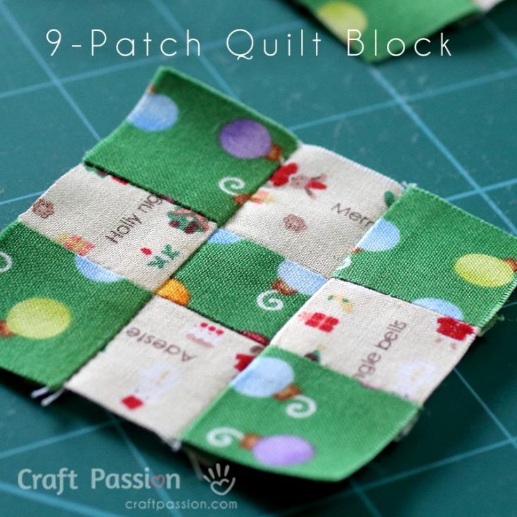 A nine-patch quilt block is very common in quilting! But making a number of these can be time-consuming, so we'd like to offer you a speedy technique to make yourself a lot of these cute patchworks in a short amount of time.