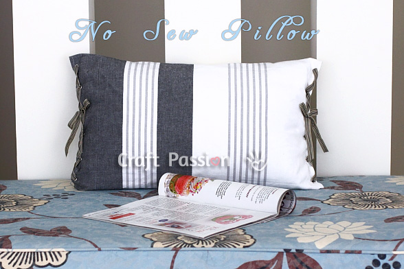 no sew pillow cover