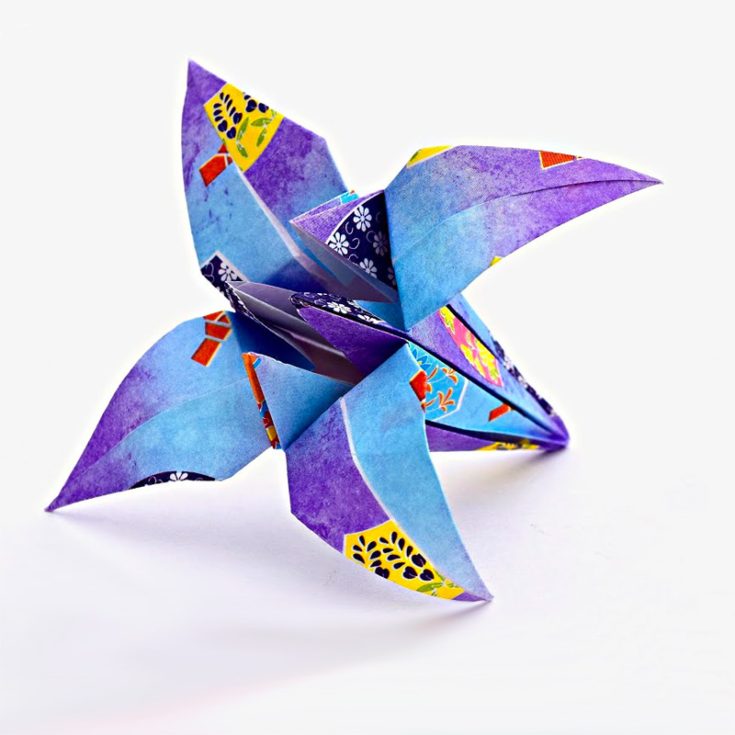 The Origami Iris looks a lot like an Origami Lily, but it takes more steps to fold the paper into the right shape. If you follow the steps in this video, you will be able to make it.