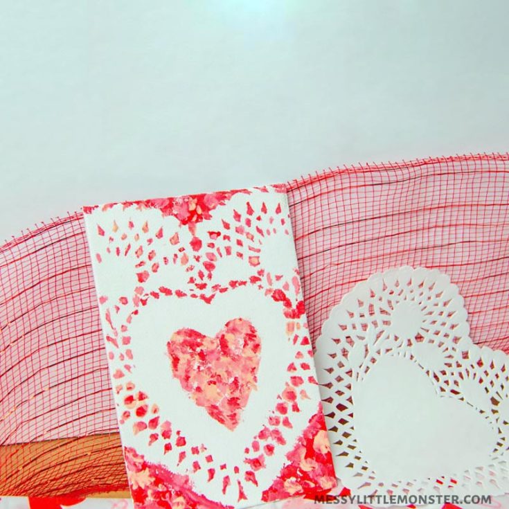 This is the perfect Valentine's gift to appreciate your loved ones. Follow as you make Doily Heart cutouts and paint around them to form a cohesive heart on your canvas. Step out of your comfort zone and give it a go!