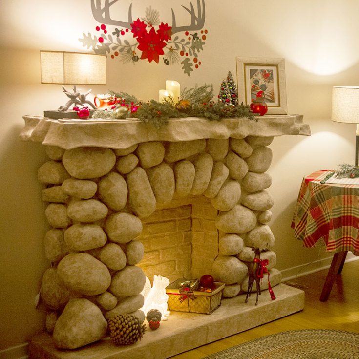 If you're up for a big challenge, give this paper-mache fireplace a go! It'll take a lot of time and patience, but the end result will definitely be worth it.