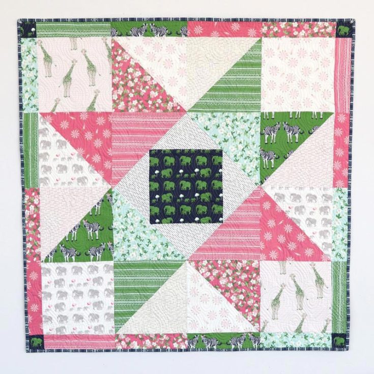 This beginner-friendly patchwork star quilt tutorial has an easy-to-follow guide for creating a charming quilt design for your little ones. The written pattern offers plenty of visuals to show you every step, and the quilt features a beautiful and large star motif. The finished size of this pattern is 40&rdquo; x 40&rdquo;.