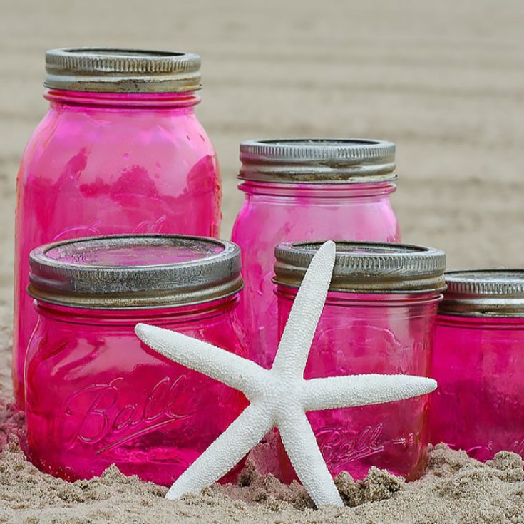 Here is another dyed jar craft that uses Mod Podge. It is cheap and affordable making it the perfect dollar tree craft. It will ensure your surrounding is perfectly decorated while protecting your wallet!