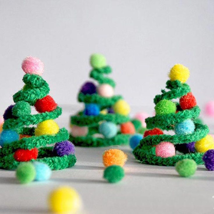 These fuzzy little Christmas trees are a definite must-craft during the holidays. Decorate it with beads, pom poms, and other festive embellishments for a touch of holiday magic.