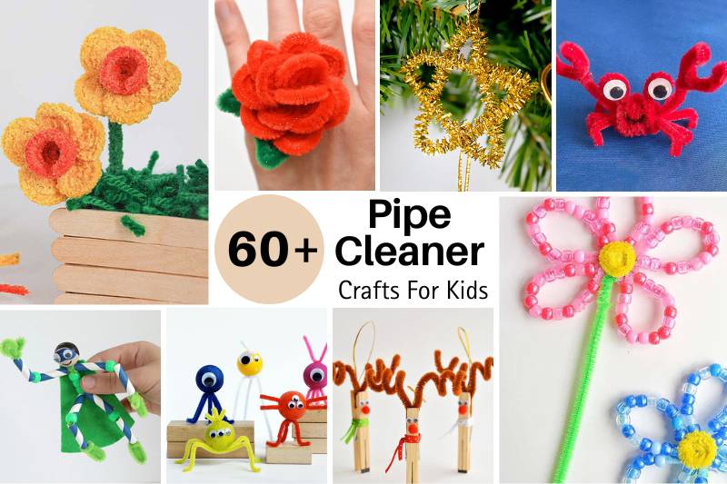 61 Easy Pipe Cleaner Crafts For Kids