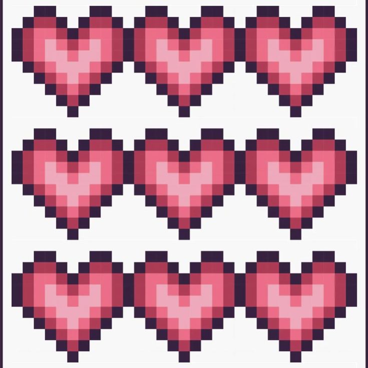 Here&rsquo;s a fun take on heart quilt patterns! Say hello to the Pixel Love Block. This tutorial will guide you through making an iconic quilt that is suitable for beginners and comes in various sizes.&nbsp;