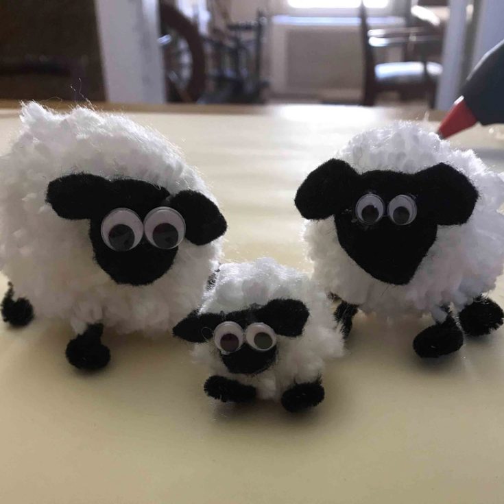 Baaa! Make this adorable pipe cleaner sheep that is completed with a white fluffy coat. Get creative and craft your own pipe cleaner animals for your makeshift barn while teaching your kids about all sorts of barnyard animals!