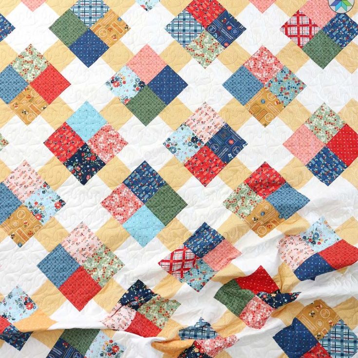 Here&rsquo;s an easy, inexpensive, yet intricate layer cake quilt you can&rsquo;t miss! This refreshing pattern combines simplicity with striking design, perfect for quilters of all levels seeking a stylish project! Featuring bold blocks and crisp lines, it&rsquo;s an ideal choice for anyone looking to add a contemporary touch to their home decor! It&rsquo;s available in four sizes, like so: Baby (53&rdquo; x 53&rdquo;) Throw (53&rdquo; x 71&rdquo;) Twin (71&rdquo; x 88&rdquo;) Queen (106&rdquo; x 106&rdquo;)