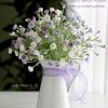 free crochet Baby's Breath pattern in white and purple