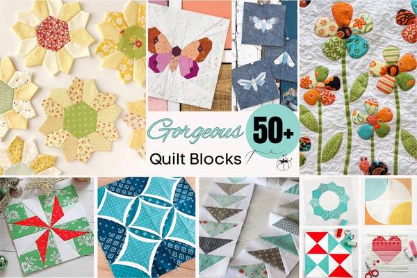 53 Quilt Blocks Free Patterns