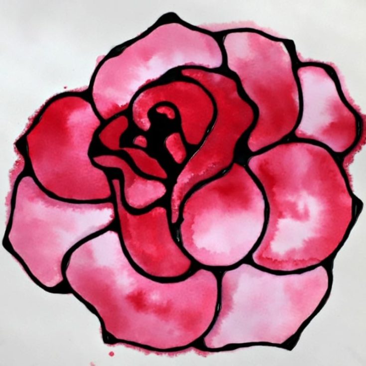 Whether you decide to do this watercolor on canvas or another material, we guarantee oohs and ahs when people gaze at them. You can smell the sweet aroma that these paintings give out!
