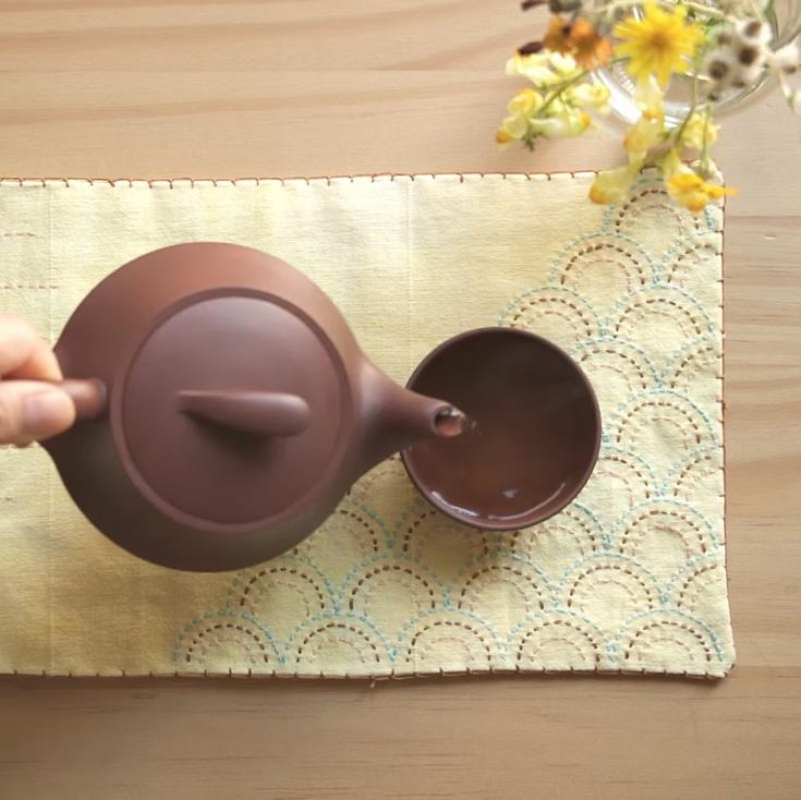 As mentioned, the Seigaiha is one of the classic go-tos for Sashiko Embroidery. If you're looking to hone your embroidery skills, you can try out this pattern and turn your fabric into a tea mat.