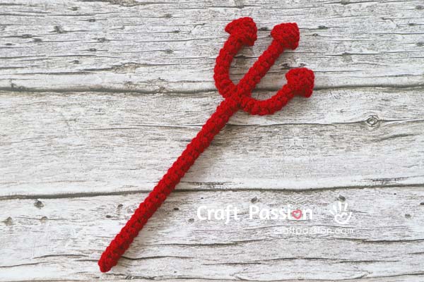 Crochet Devil Trident Pattern