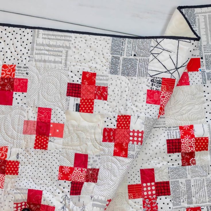 You&rsquo;ll love how fast and easy it is to piece this quilt together by following the instructions in this blog! This scrap-friendly Scrappy Quilt Pattern allows you to showcase your favorite fabric stash in a charming plus sign motif! It comes together quickly, and it&rsquo;s a piece that will be treasured in your home for years to come. This queen-sized quilt's finished measurements are 84&rdquo; x 84&rdquo;.