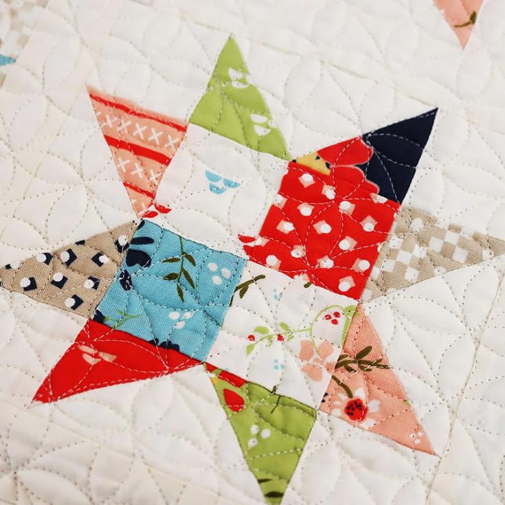 This blog is for those experienced enough in making your own quilts because this tutorial will guide you into making a Scrappy Sawtooth Star Quilt Block! It adds so much color to a quilt, and it's made with half-square triangles.&nbsp;