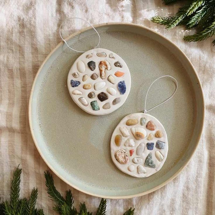If you love collecting seashells by the beach, why not turn them into mosaic ornaments? It&rsquo;s a sweet way to bring all your vacation memories together in one place. You can even make ornaments from a trip and to remember each adventure.
