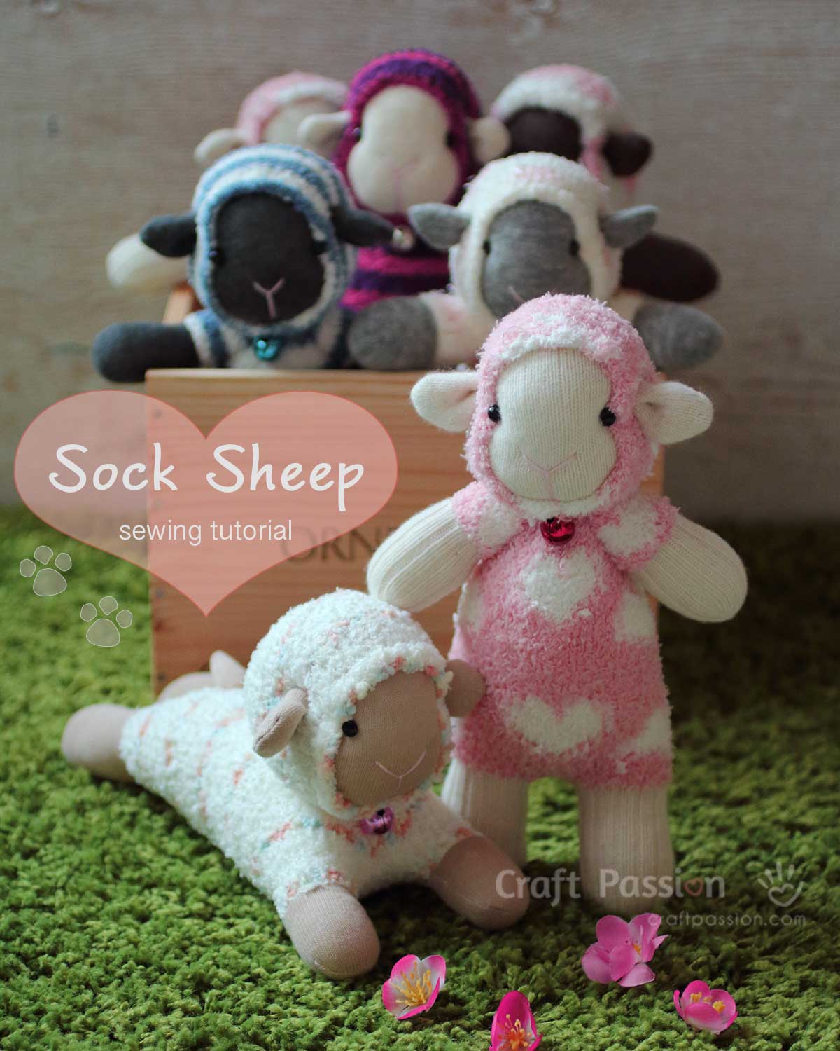 sew sock sheep pattern