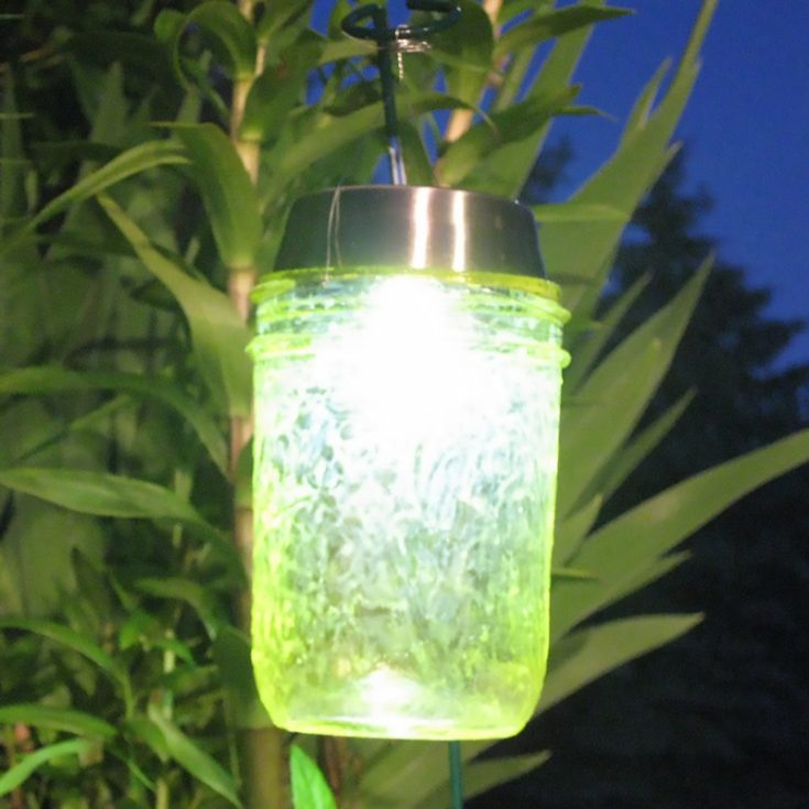 Combine some Mod Podge with splashes of food coloring to make jars that are beautifully dyed. They make good bodies to hold solar lights, lighting up your surroundings. Whether you put them outside or inside, they are durable so don't worry about them breaking!