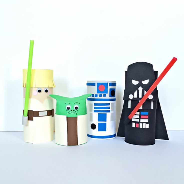 Join&nbsp; in on a galactic adventure with these Star Wars toilet roll characters! Craft your favorite heroes and villains&mdash;from Luke Skywalker to Darth Vader&mdash;using paper tubes as the base. Add details like lightsabers, helmets, and capes for an out-of-this-world craft experience.