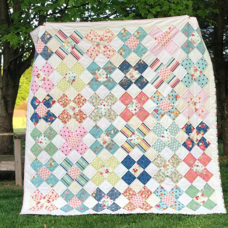 Add a touch of fruitiness to your quilts with this Strawberry Jam and The Honey quilt! This lovely project highlights a charming quilt pattern inspired by Riley Blake&rsquo;s enchanting fabric collections. Just follow through the inexpensive step-by-step PDF guide to add a touch of coziness to your living space. This design yields a quilt size of 72 ?&rdquo; x 72 &frac34;&rdquo;.