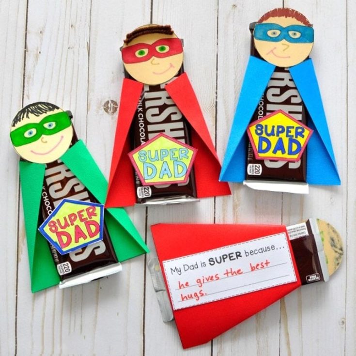 Is your Dad a hero in your life? Well, craft him this incredible super Dad Father&rsquo;s Day gift to shower him with love and affection. To make it extra sweet and loving, add his favorite chocolate bar or snack and a personalized message to make him feel unique and loved.&nbsp;