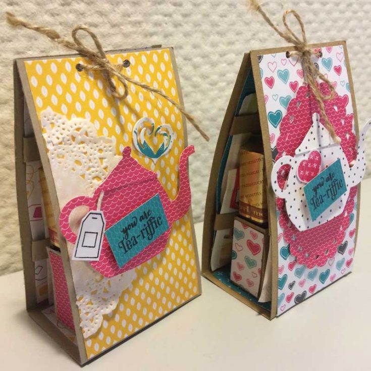 The Tea-riffic gift box is perfect for presenting a delightful tea set and chocolates for a charming tea time! Complete with a teaspoon and teabags, this gift can be personalized to match the recipient&rsquo;s favorite flavors, all while following a cute design.