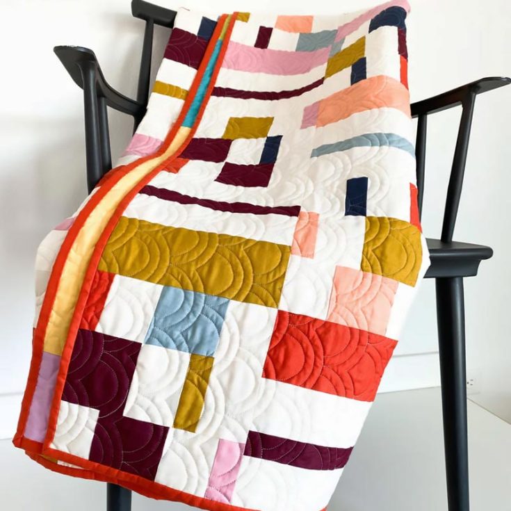 If you&rsquo;re a fan of scrappy quilts that allow you to let your imagination run free, then this Rebekah Quilt is the right one for you! It&rsquo;s an inexpensive pattern made for purchase that will guide you to make a traditional quilt that incorporates a modern aesthetic! It&rsquo;s fast, easy, and jelly roll and fat quarter friendly, too! It also comes in sizes for baby, throw, twin, and queen quilts.