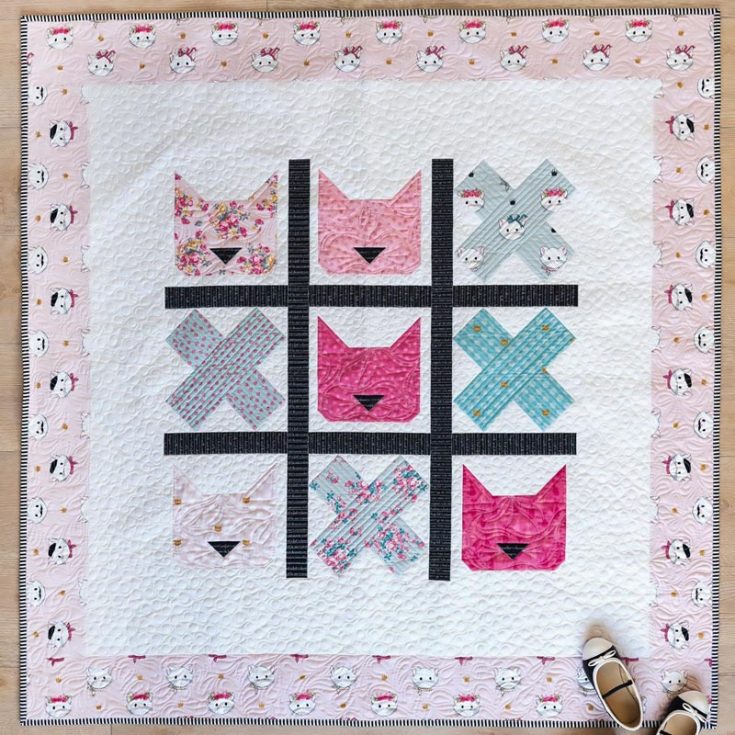Let&rsquo;s say you&rsquo;re in the mood for a pattern easily customizable for different holiday themes such as Valentine&rsquo;s or Halloween. In that case, check out this lovely Tic Tac Cat pattern that allows you to mix and match four different quilt blocks to create a personalized design. It&rsquo;s inexpensive and yields a 51&rdquo; x 51&rdquo; quilt.&nbsp;