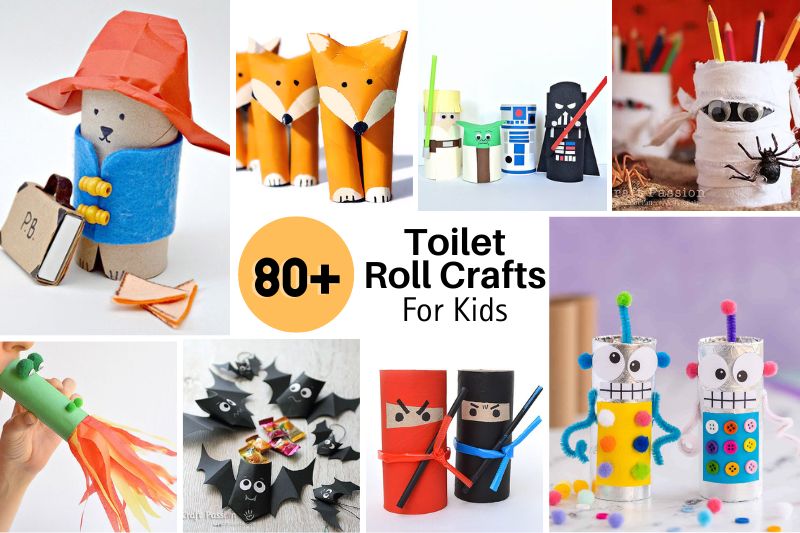 82 Fun Toilet Paper Roll Crafts for Kids
