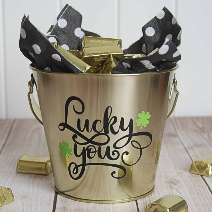 If you&rsquo;re looking to gift someone a sweet treat this holiday, try crafting this easy St. Patrick&rsquo;s Day treat bucket and it will surely put a smile on their face.