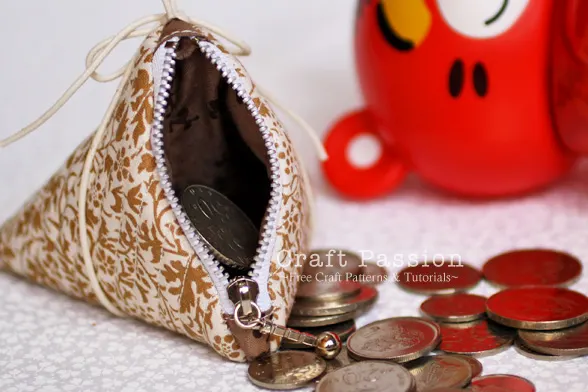 how to sew coin purse