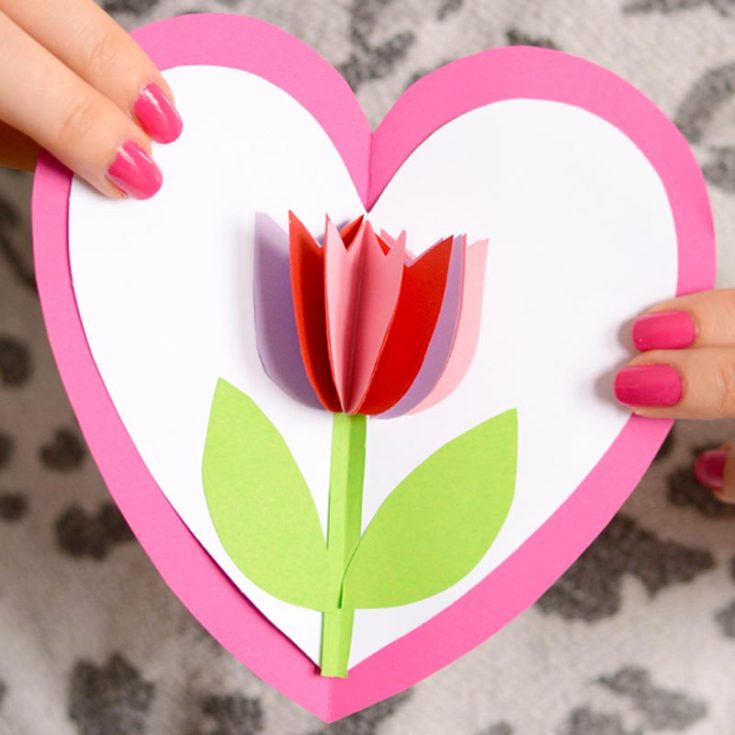 Mother&rsquo;s Day craft ideas can be as simple as a handmade card that comes from the heart. Pick up some colored paper or cardstock and spread some flower power on it to make a unique 3D flower card pattern that pops up!