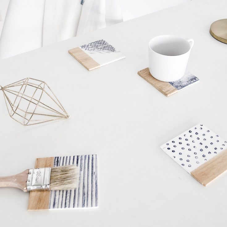 Water brings a sense of harmony and peace to any room, and these DIY water-patterned inspired coasters capture that essence perfectly. This super easy tutorial yields stunning results&mdash;so much that you might even want to hang your coasters as wall decorations when not in use.
